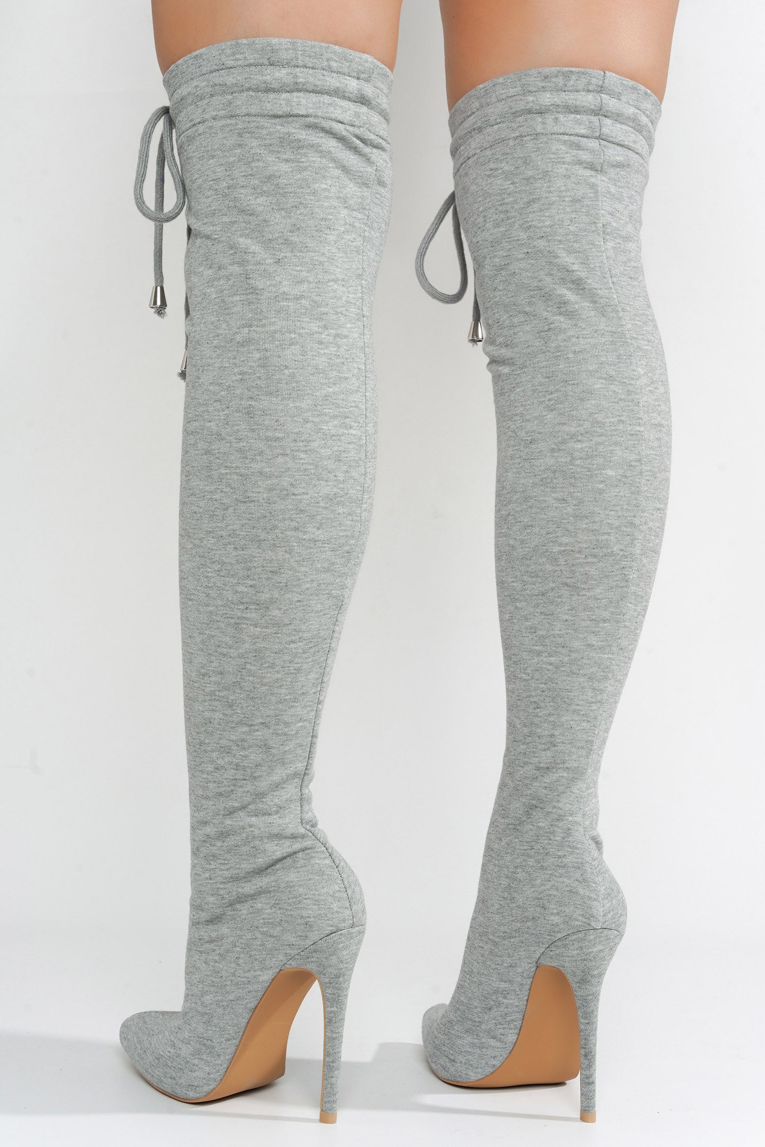 UrbanOG - Cahoka Over-the-Knee Stiletto Heel Boots - BOOTS