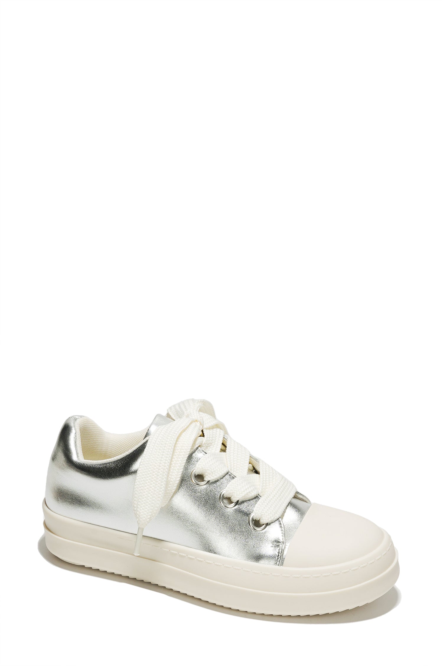 UrbanOG - Heath Low Top Lug Sole Thick Lace Flat Sneaker - SNEAKERS