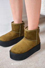 Nomel Chunky Platform Ankle Booties