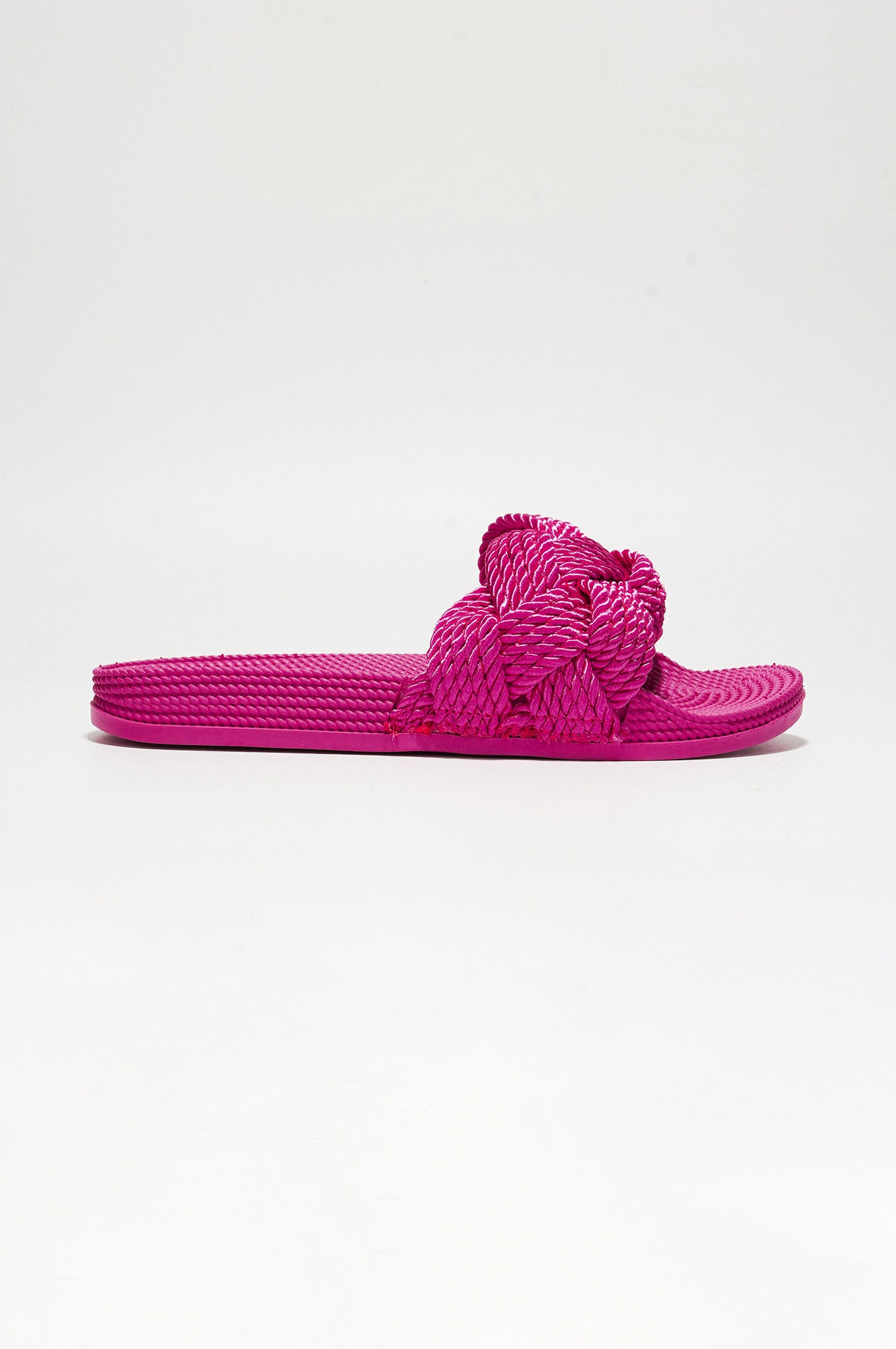 UrbanOG - Annissa Rope Knot Slide Sandals - SANDALS