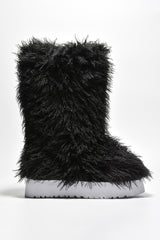 Bogota Soft Fur Platform Ankle Booties