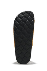 Calida Knit Contoured Footbed Flat Sandals