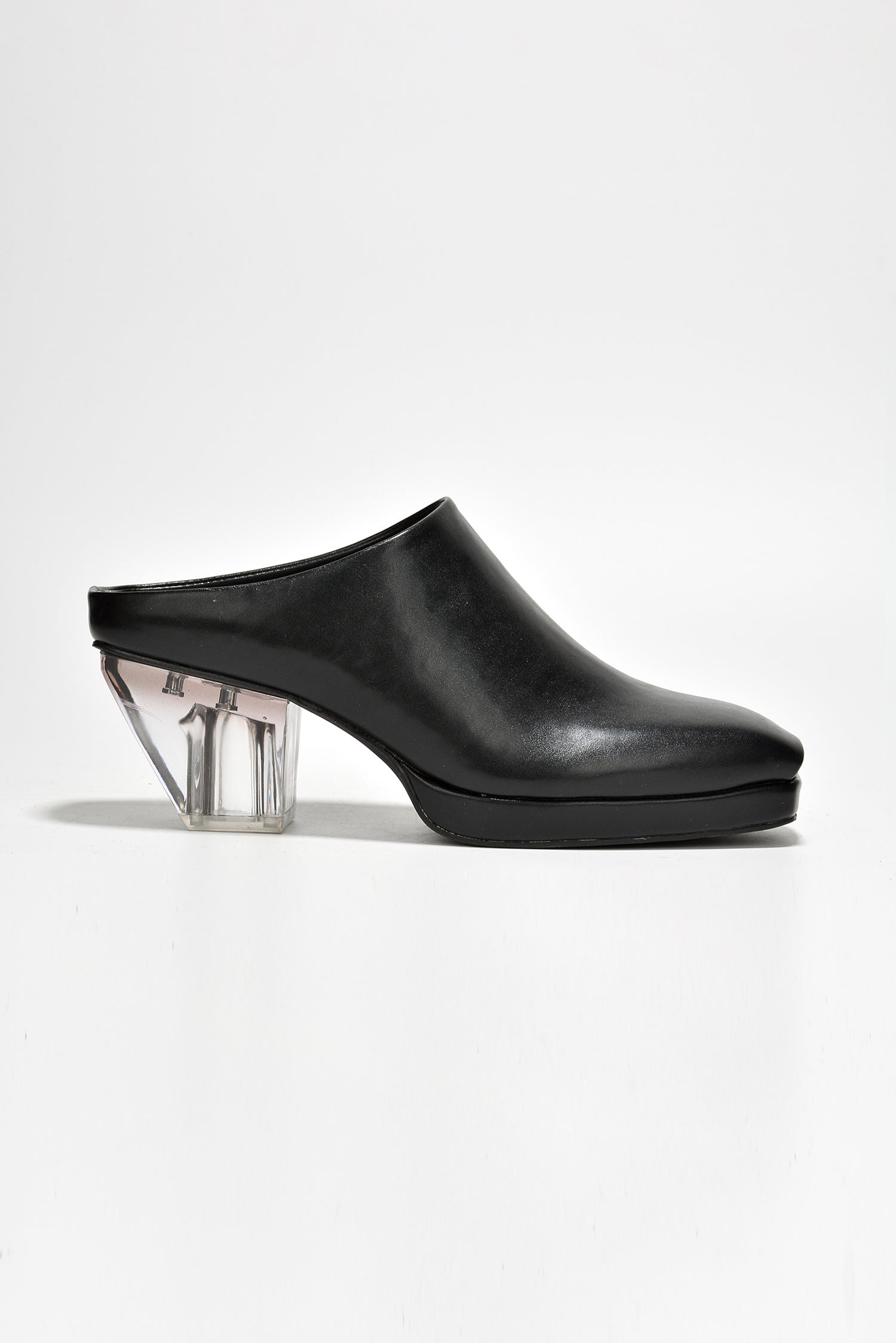 UrbanOG - Carly Micro Platform Lug Sole Mid Block Heels - HEELS