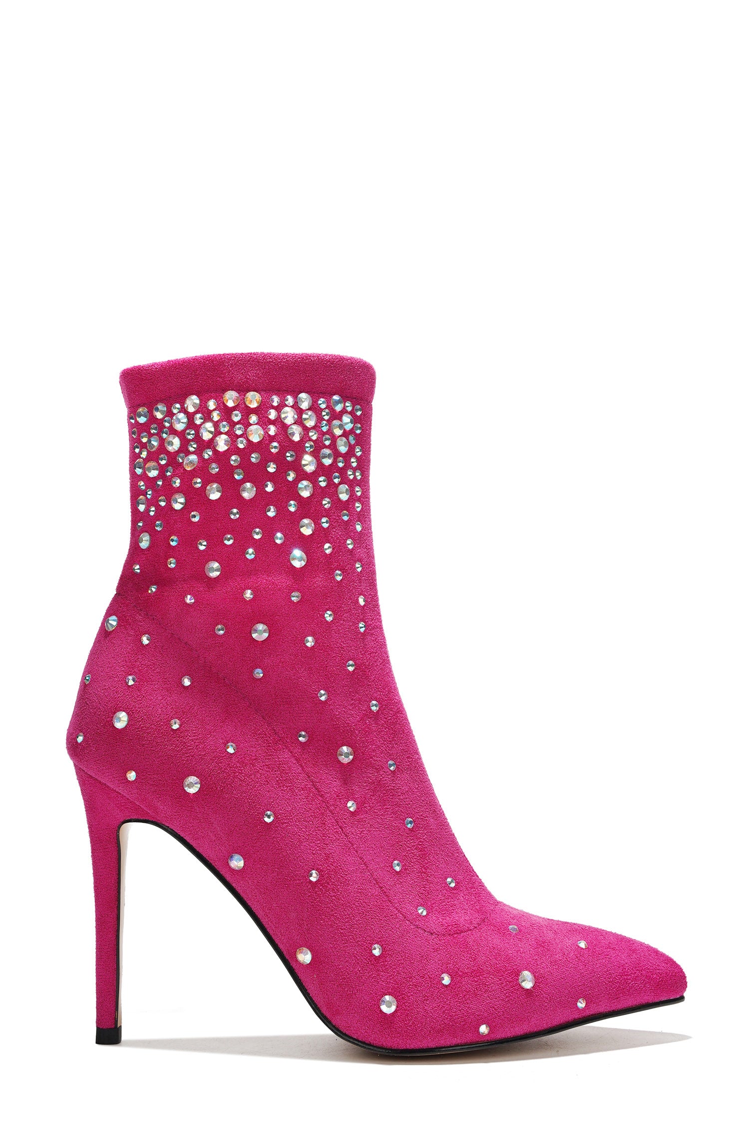 UrbanOG - Claremont Rhinestone-Crusted Ankle Boots - BOOTIES
