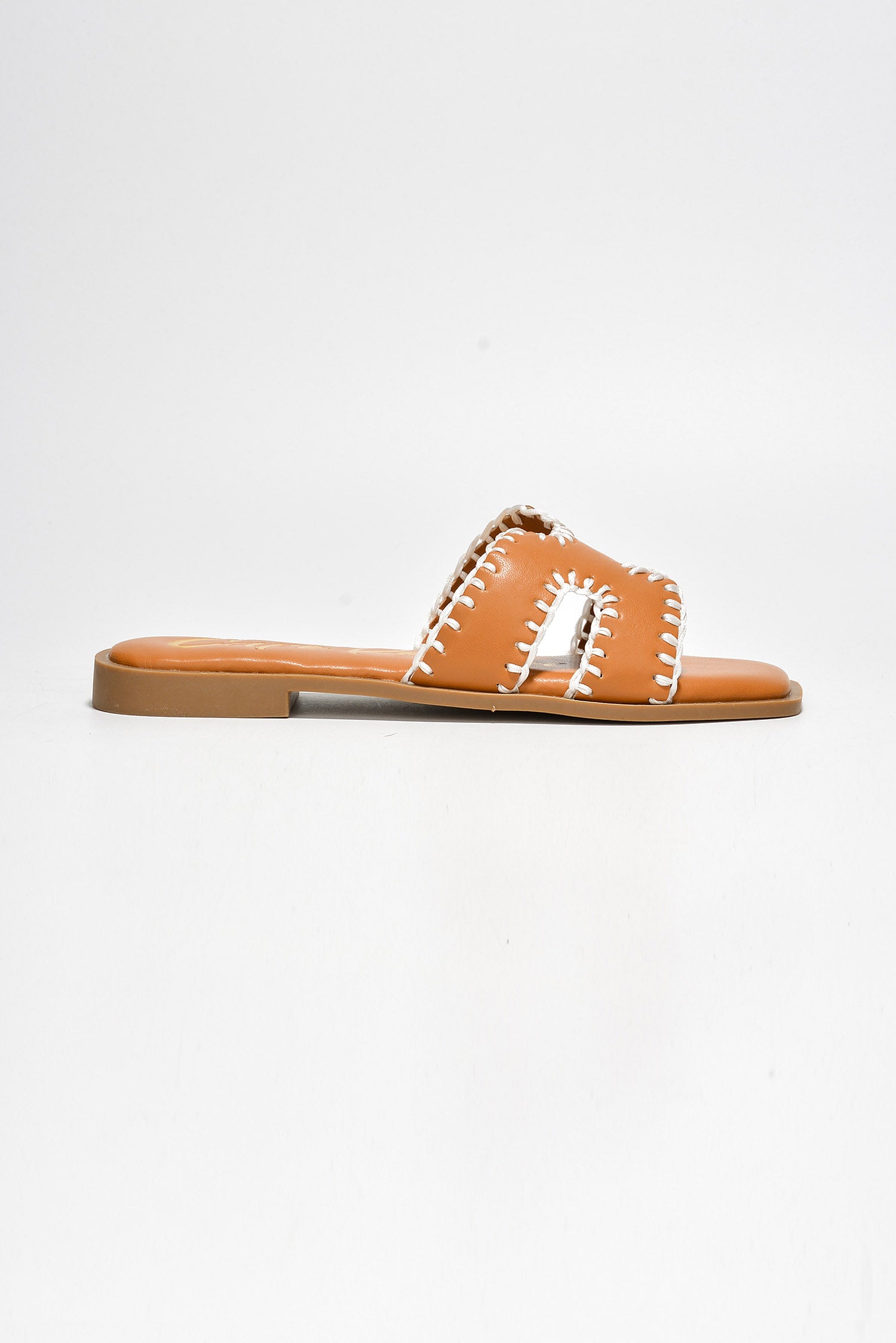 UrbanOG - Dianna Open Square Toe Flat Sandals - SANDALS