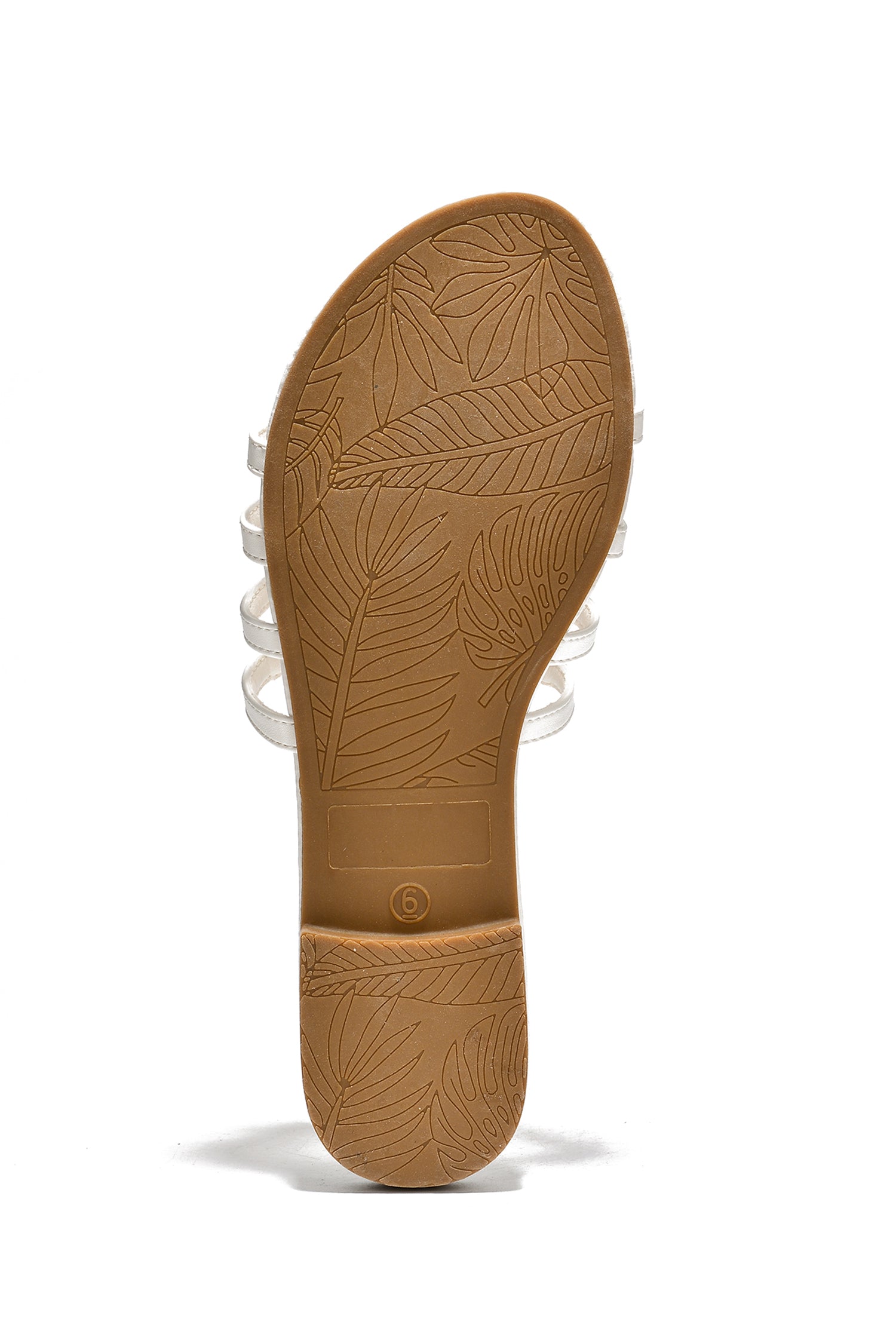 UrbanOG - Gablyn Grommets Open Round Toe Flat Sandals - SANDALS