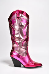 Juliana Multicolor Pointy Toe Cowboy Boots