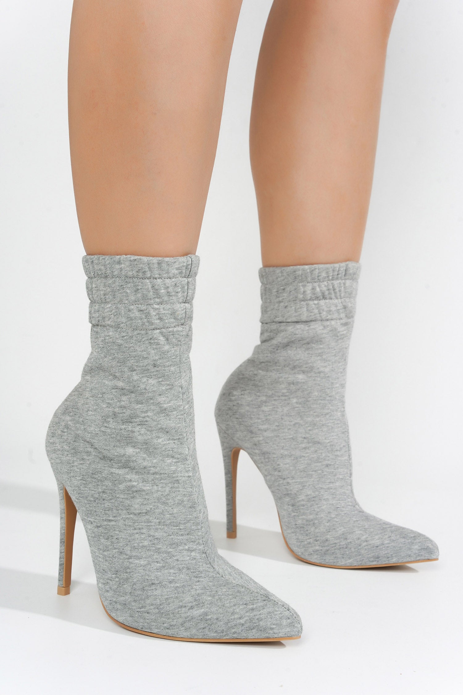 UrbanOG - Nauvoo Pointy Toe High Heel Ankle Booties - BOOTIES