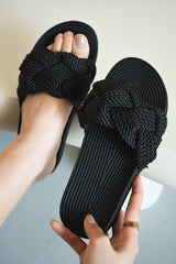 Annissa Rope Knot Slide Sandals