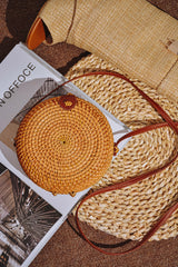 Haele Boho Handmade Raffia Crossbody Bag