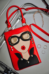 Obrain Fashionista Crossbody Print Handbag