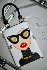 Obrain Fashionista Crossbody Print Handbag
