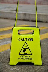 Stop Caution Sign Fashion Print Handbag