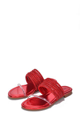 Candyfloss Rhinstone Roped Sandals