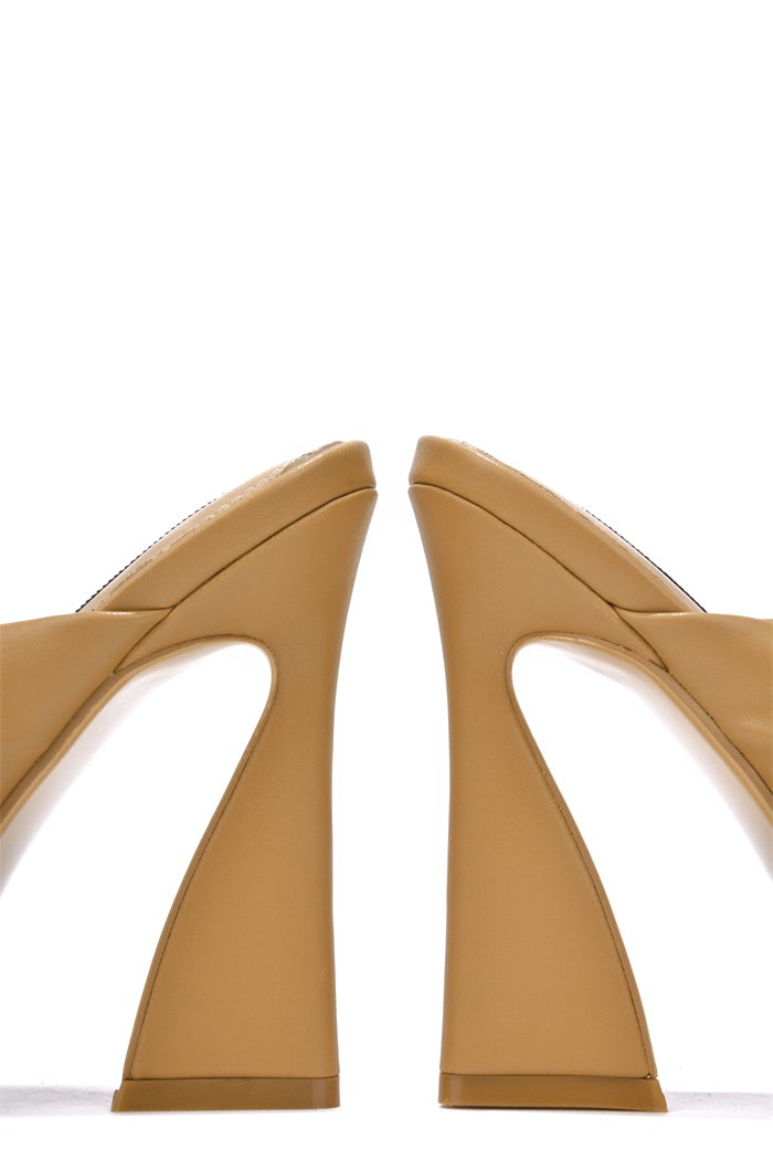 UrbanOG - Henny Square Toe High Block Heels - HEELS