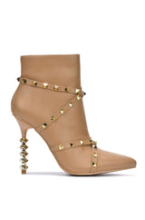 Ines Spiked Pointy Toe Odd Shaped High Heels