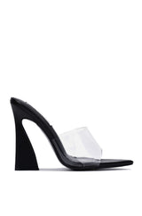 Layland Clear Pointy Toe High Heels