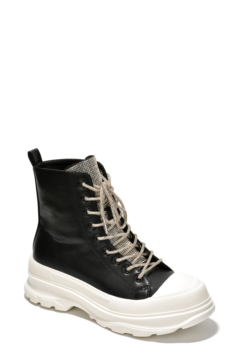 Lussi 9-Hole Chunky Lug Sole Canvas Sneakers