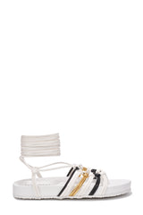 Morin Strappy Ankle Lace Up Sandals