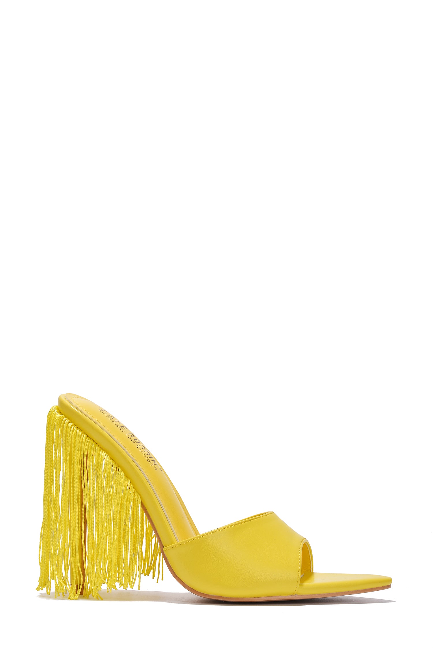 UrbanOG - Safina Open Toed Stiletto Heels with Fringe Detail - HEELS